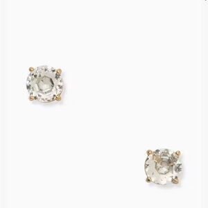 Kate spade cubic clear gumdrop studs